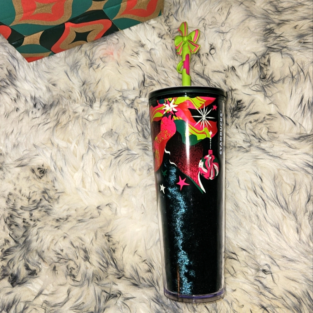 Venti Starbucks Christmas 2023 tumbler